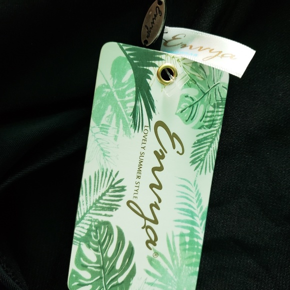 Envya Black Plunge Swimsuit - Picture 6 of 6